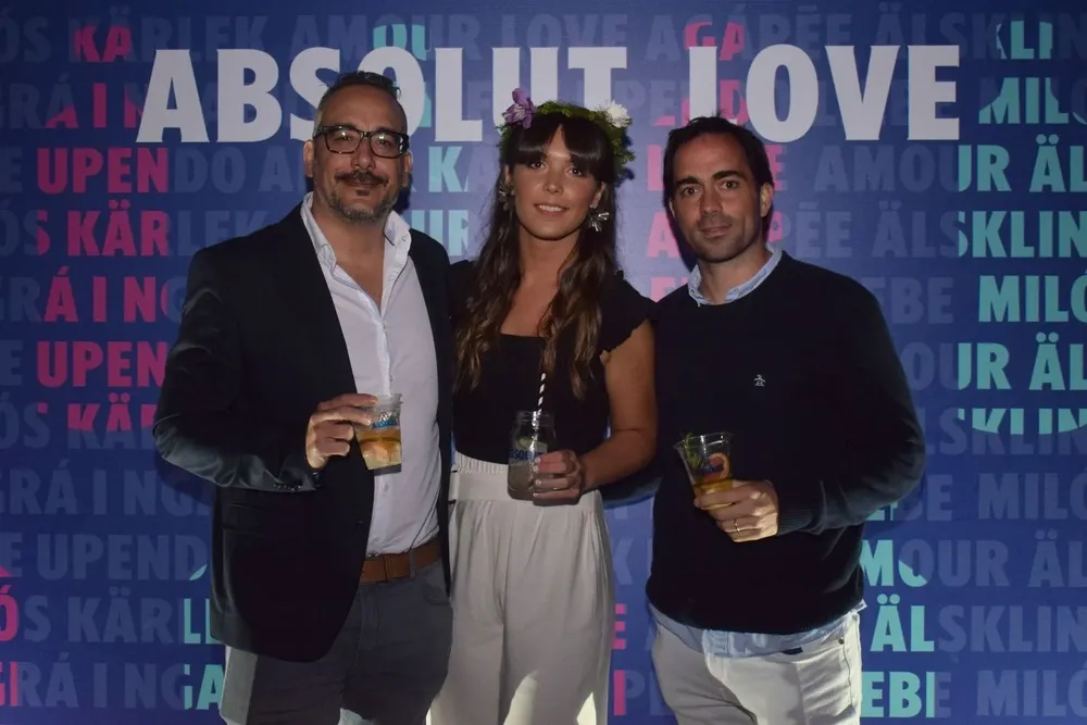 Alfonso Escardó, Ana Laura Duarte y Daniel Rowland