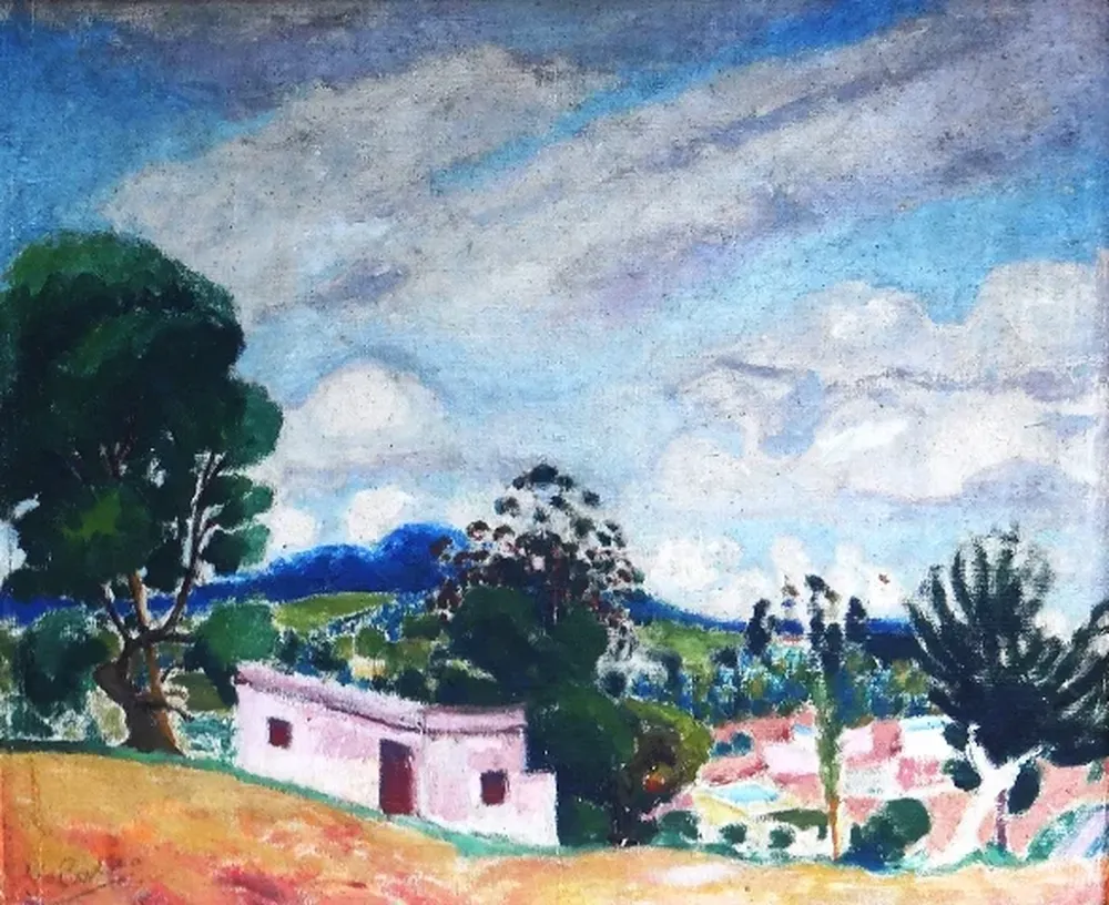 Paisaje de Salto, un óleo de José Cúneo