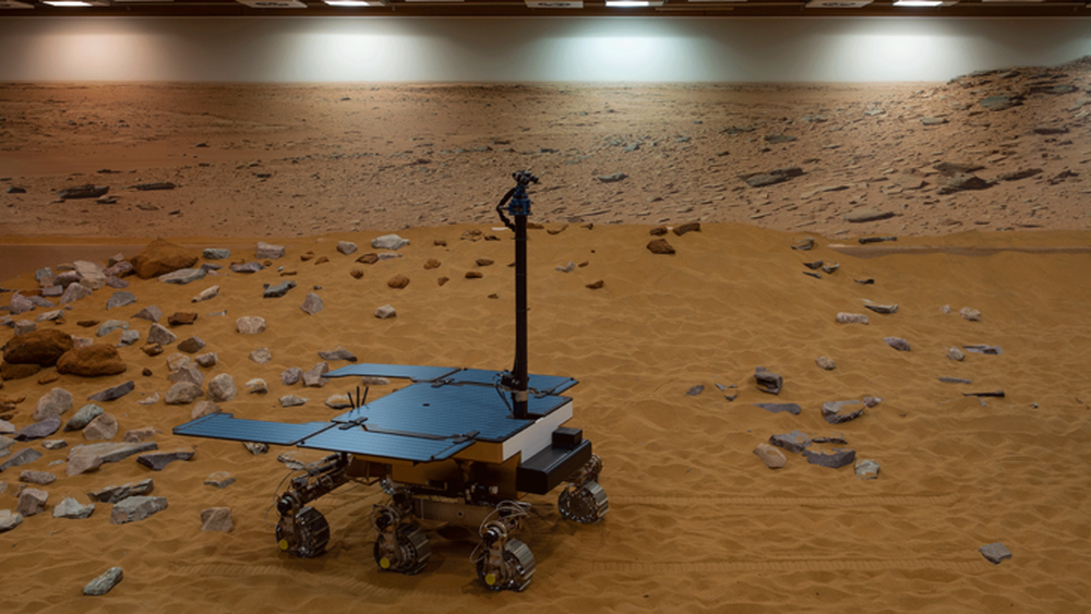 Un prototipo funcional del rover ExoMars.
