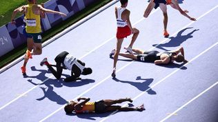 La caída en la serie de 5.000m