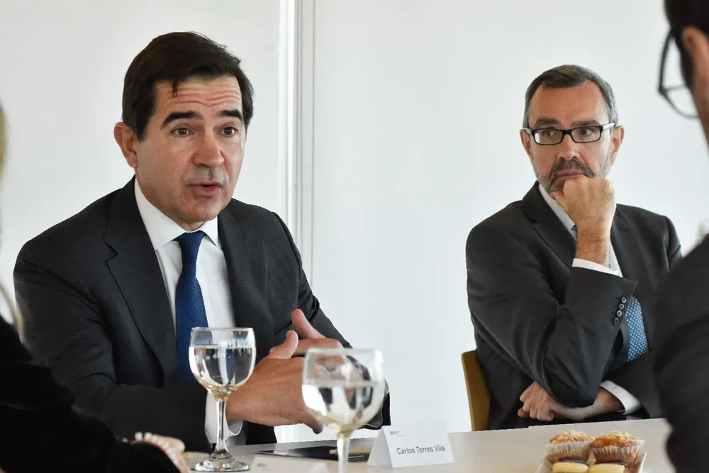 El presidente del Grupo BBVA Carlos Torres Vila.