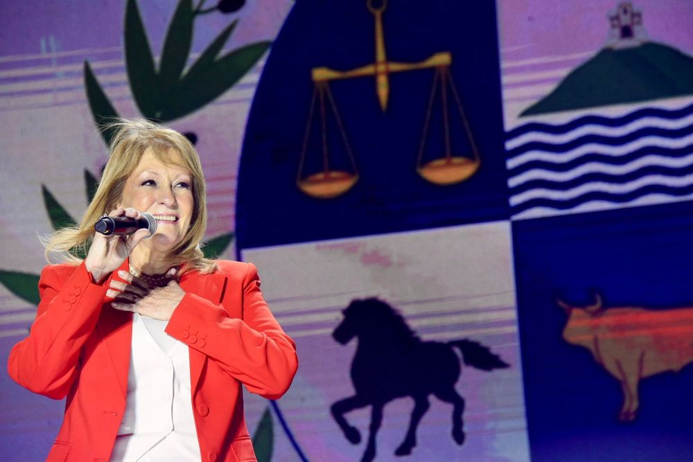 Carolina Cosse la noche de las elecciones