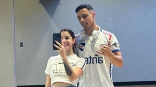Rodrigo Dudok con la camiseta de Nacional