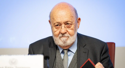 José Félix Tezanos durante un acto de la Universidad Complutense