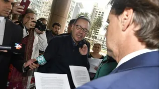 Grupo de cincuentones con Lacalle Pou