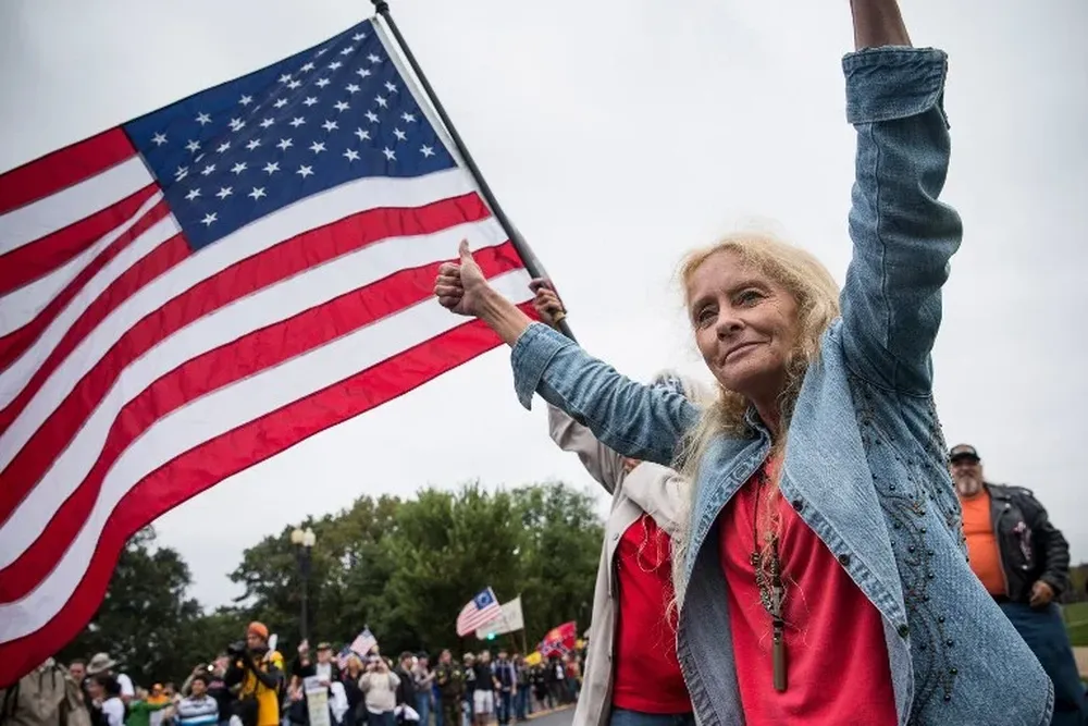 Defensores del Tea Party se manifestaron hioy en Washington