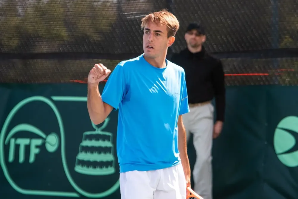 Ignacio Carou será quien juegue primero este sábado por Copa Davis