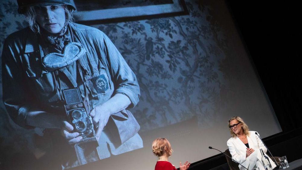 Kate Winslet durante la presentación de la película en Londres.