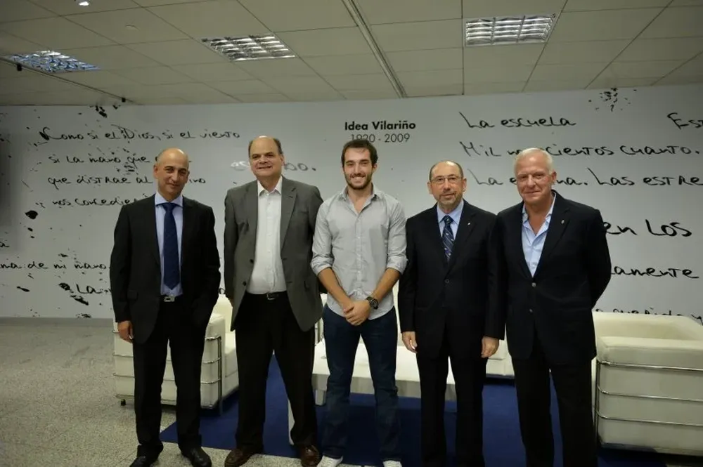 Daniel Fuentes, Andrés Tolosa, Emiliano Lasa, Alfredo Etchandy y Gustavo Delgado