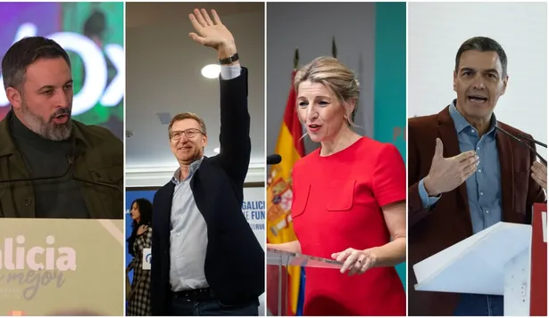 El presidente del Gobierno, el socialista Pedro Sánchez, así como el líder del PP, Alberto Núñez Feijóo, al igual que la jefa de filas en Sumar y vicepresidenta segunda del Ejecutivo central, Yolanda Díaz, y el líder de Vox, Santiago Abascal.