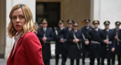 El partido de la ultraderechista Giorgia Meloni, Hermanos de Italia, se perfila como el más votado en su país.