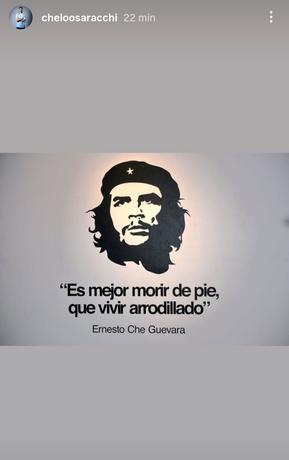 El mensaje de Marcelo Saracchi a Miguel Russo, t&eacute;cnico de Boca Juniors, sin nombrarlo, y citando al Che Guevara