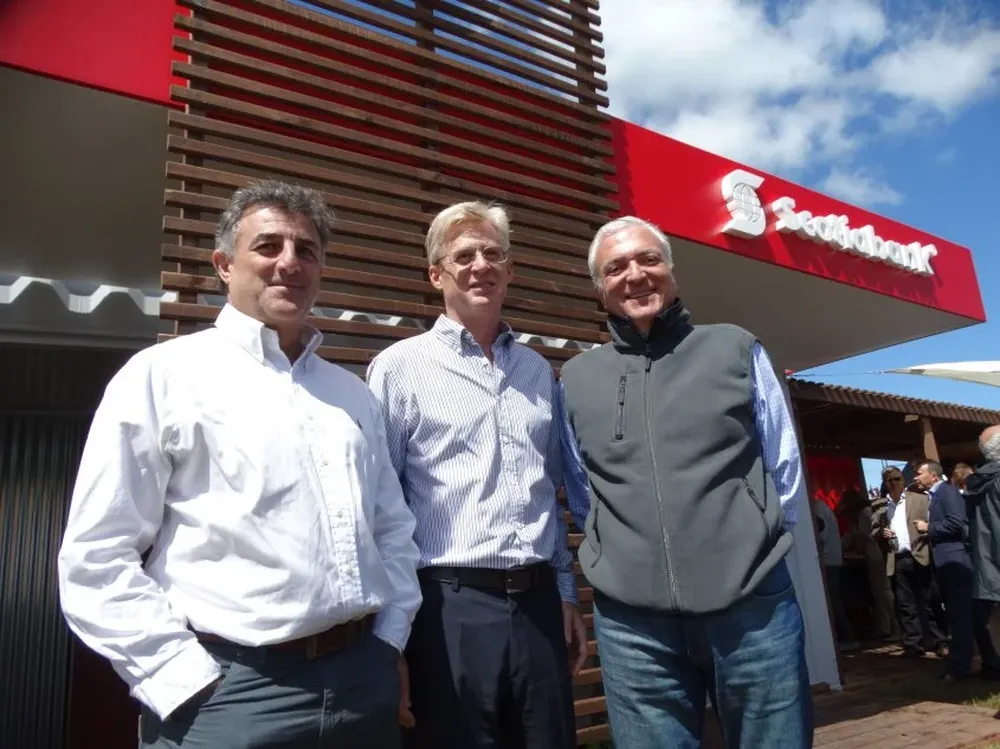 Alberto Noria, Horacio Correge y Alejandro Suzacq.