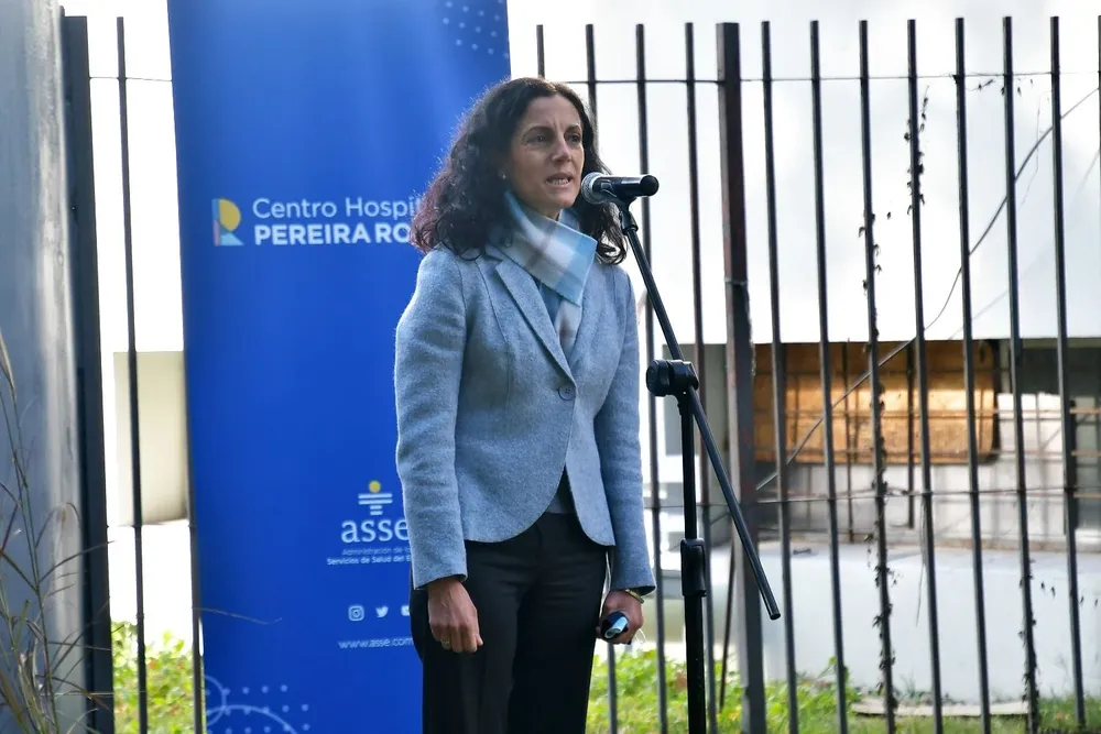 Azucena Arbeleche informó en conferencia de prensa que un contenedor con droga había sido detenido en España tras haber partido desde Uruguay