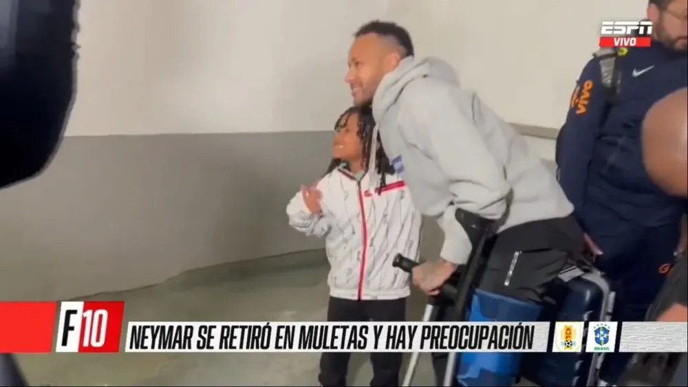 Así se fue Neymar del Centenario