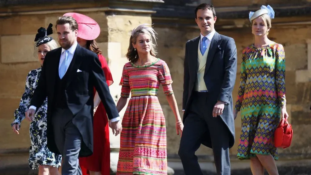 Harry ha invitado a exnovias como la actriz Cressida Bonas (en el centro), con quien tuvo una relación entre 2012 y 2014.