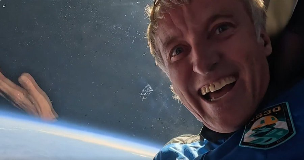 Jesús Calleja, en su viaje al espacio.