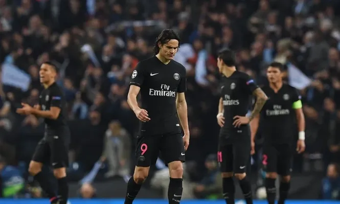 PSG de Cavani, otra vez con las manos vacías