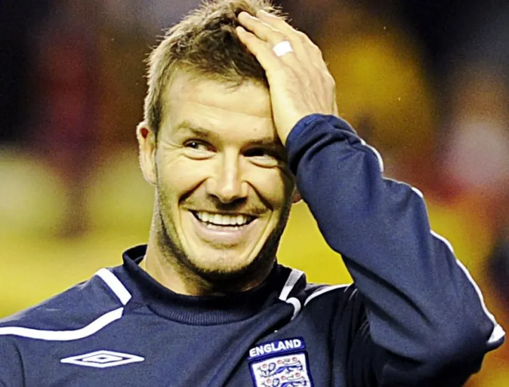 David Beckham fue capitán de la selección inglesa entre el año 2000 y el 2006