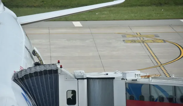 Avión en el Aeropuerto de Carrasco