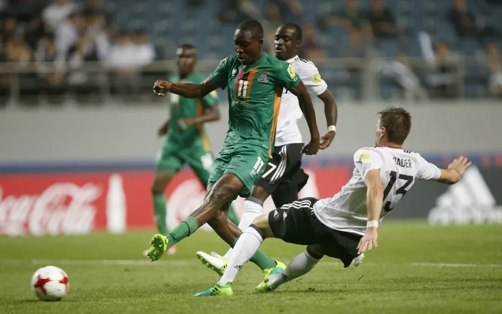 Zambia le ganó a Alemania un partido electrizante