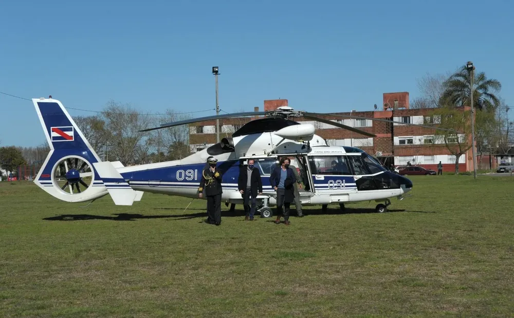 El presidente Lacalle visitó este martes el departamento de Rocha