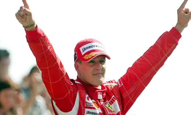 El siete veces campéon mundial de la Fórmula 1, Michael Schumacher.