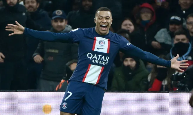 El festejo de Mbappé frente a Marsella