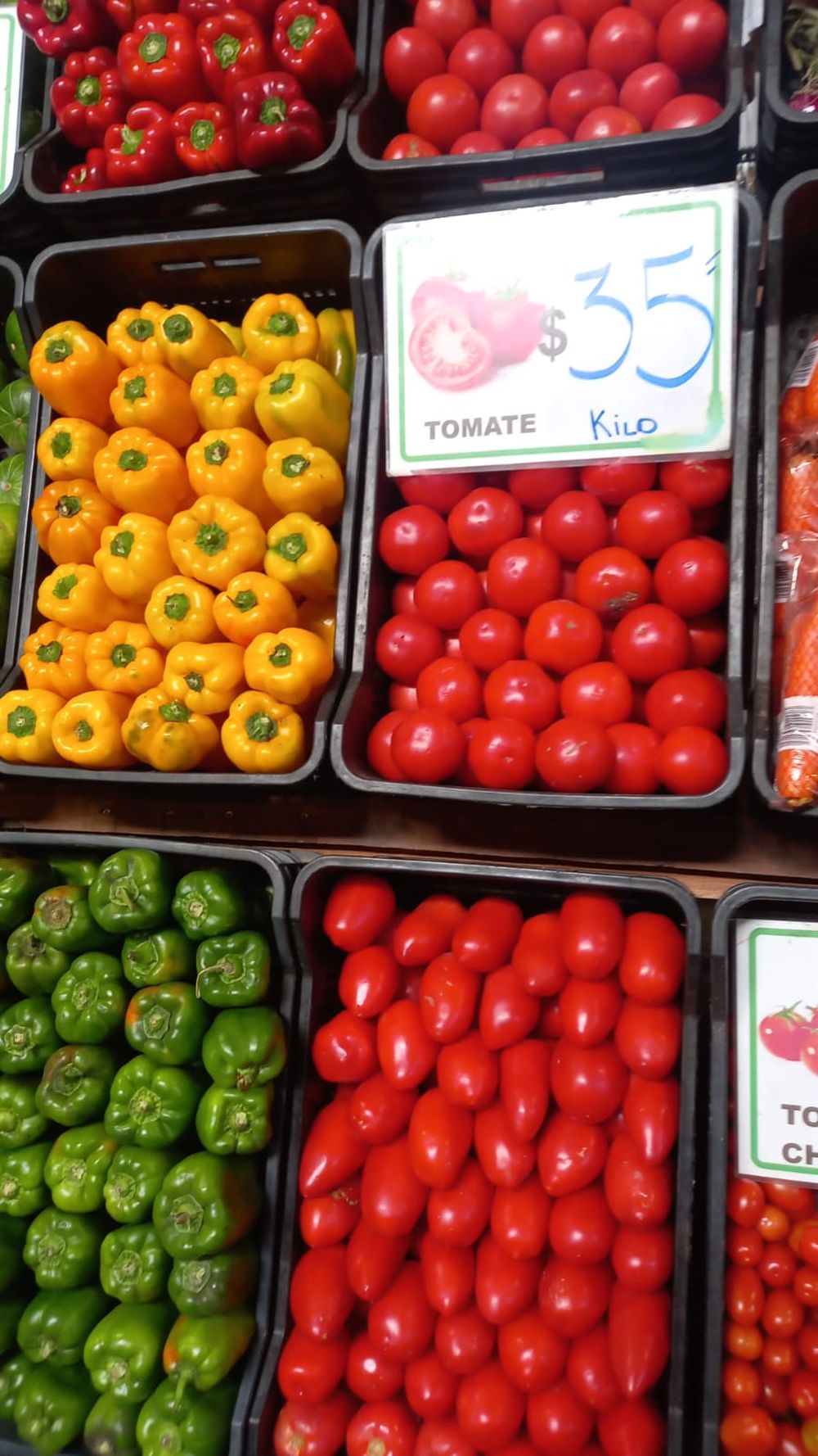 Frutas y verduras: precios a la baja en la mayoría de los rubros.