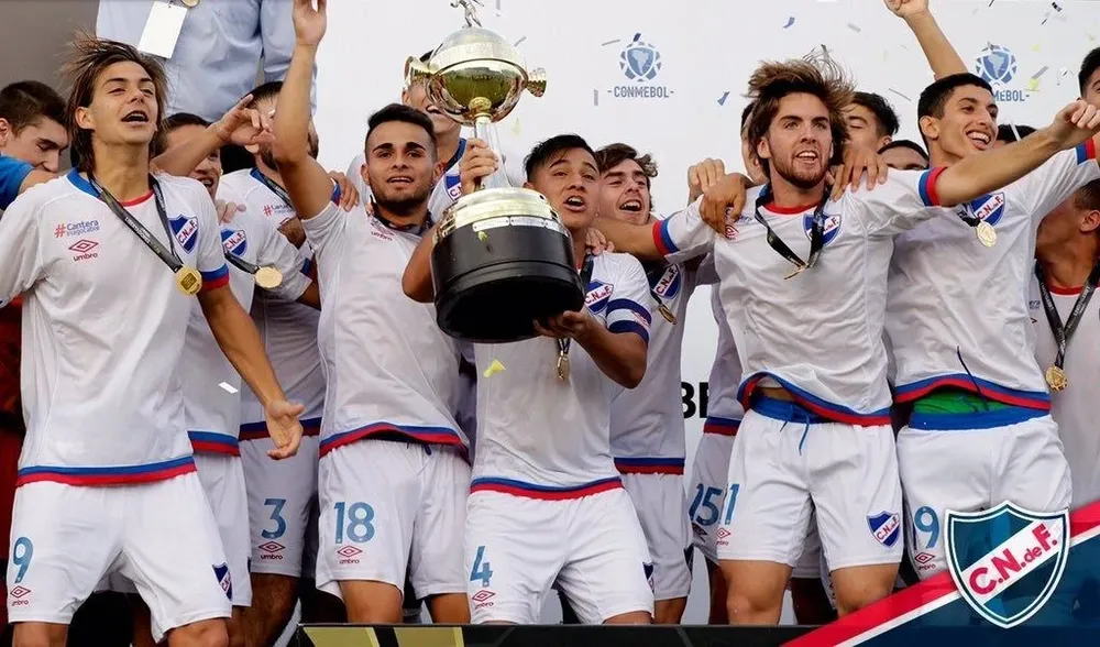 Nacional celebra la obtención de la Copa Libertadores Sub 20 de 2018