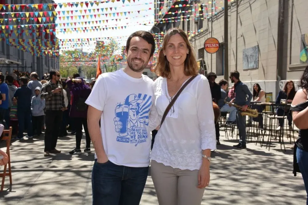 Agustin Ginel y Gabriela Cibils