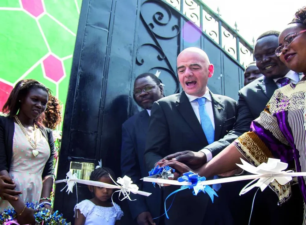 El presidente de la FIFA, Gianni Infantino