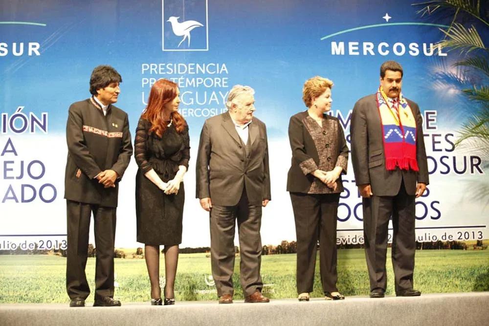 En la cumbre presidencial de 2012 Venezuela se incorporó al Mercosur