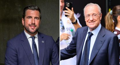 Enrique Riquelme y Florentino Pérez, candidatos a presidente del Real Madrid.&nbsp;