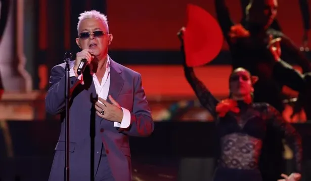 Alejandro Sanz, el jueves en Sevilla durante los Latin Grammy 2023.