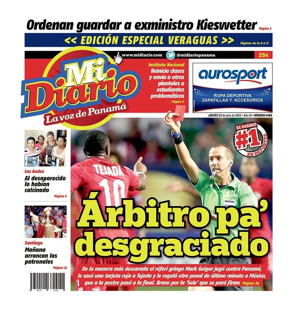 La portada de La voz de Panamá