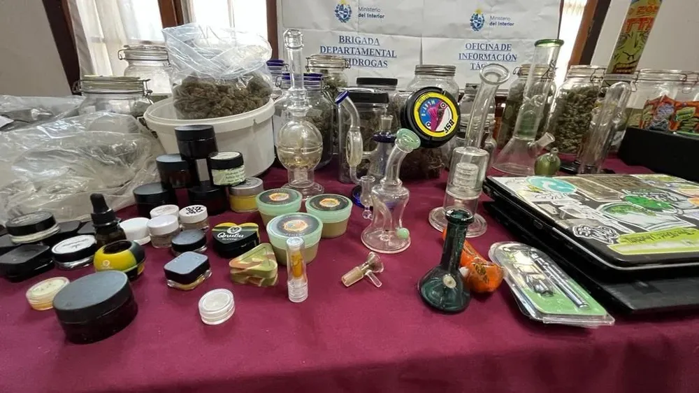 Por primera vez en Uruguay se desmanteló un laboratorio de aceite de hachís