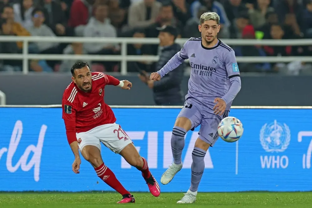 Valverde en acción en el Mundial de Clubes