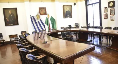 Federación Rural: la herradura, ámbito emblemático de reunión de los directivos de la gremial que preside Rafael Normey, fundada en 1915.