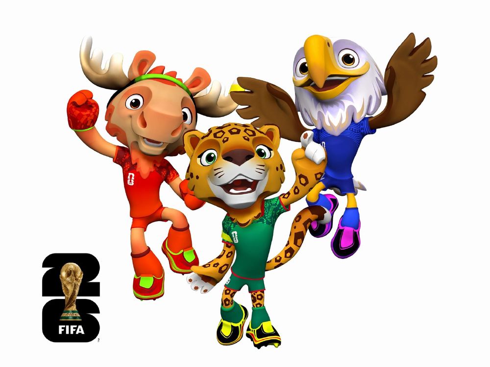 Las mascotas oficiales del Mundial 2026: de izquierda a derecha Maple, el alce canadiense; Zayu, el jaguar mexicano, y Clutch, el águila americana Las mascotas oficiales del Mundial 2026: de izquierda a derecha Maple, el alce canadiense; Zayu, el jaguar mexicano, y Clutch, el águila americana