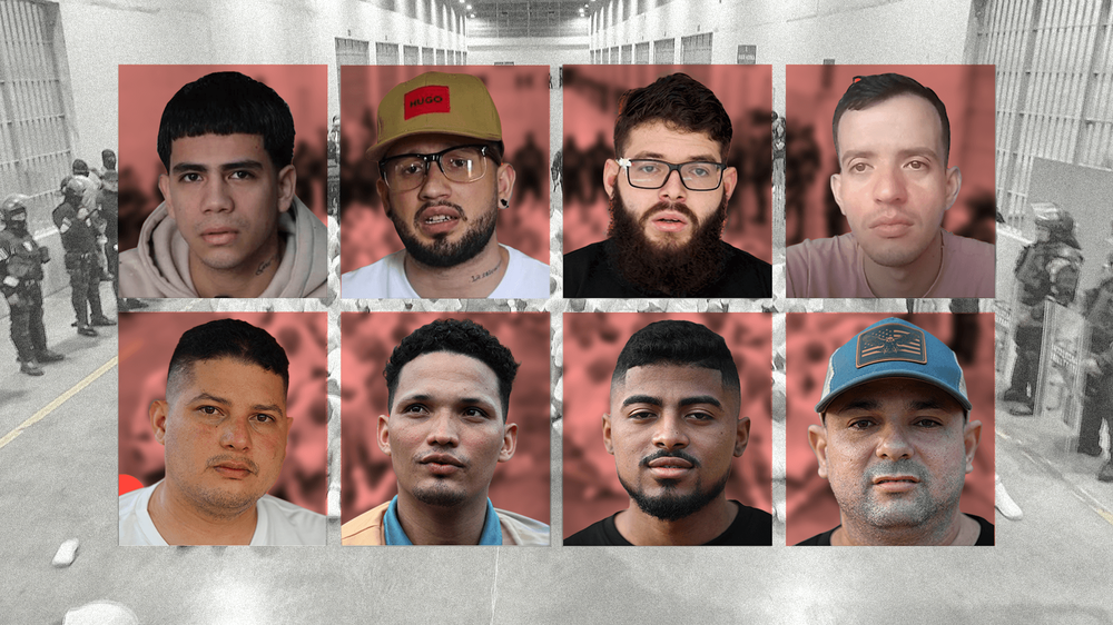 Joén Suárez, Arturo Suárez, Wilken Flores y Andry Hernández en la fila superior. Andy Perozo, Mervin Yamarte, Edwuar Hernández y Ringo Rincón en la inferior (de izquierda a derecha).
