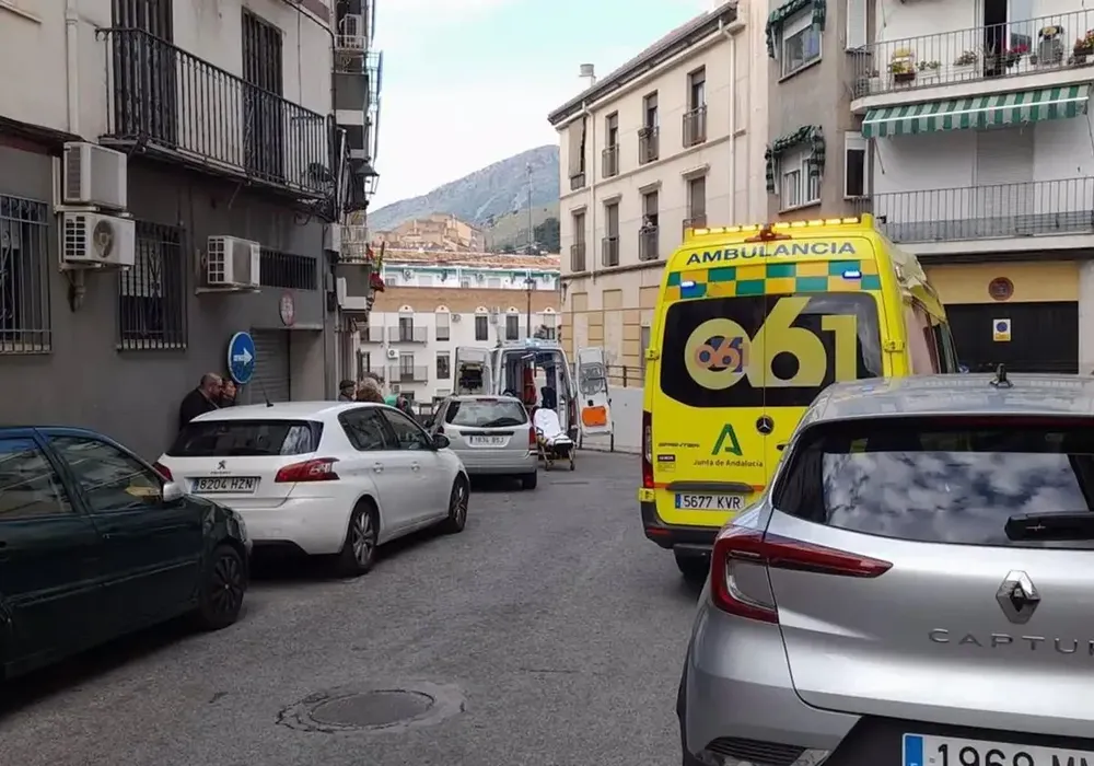 Operativo policial en el domicilio del crimen