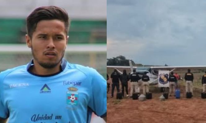 Edward Vaca y la avioneta en la que circulaba