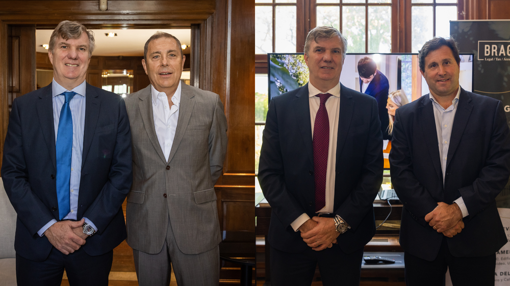 Jean Jacques Bragard y los eventuales ministros de Economía en el próximo período de gobierno