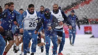 Entrenamiento de Francia antes de enfrentar a Los Pumas