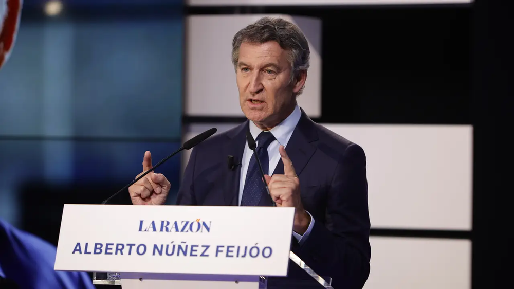 El líder del Partido Popular, Alberto Núñez Feijóo.