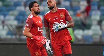 Luis Mejía en la selección de Panamá en el partido ante Sudáfrica