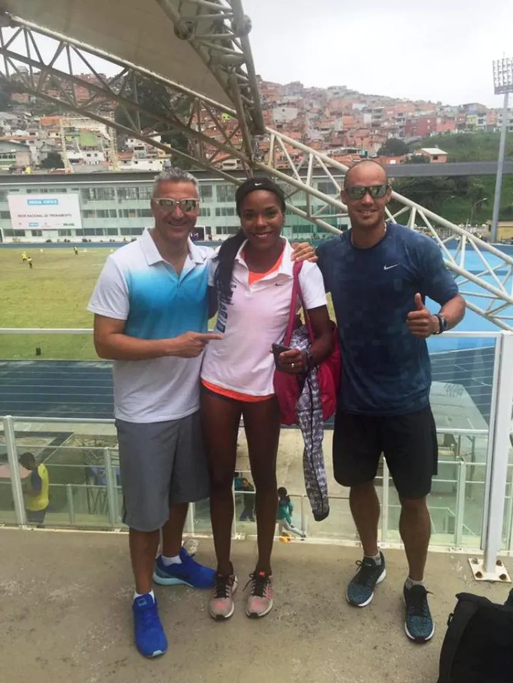 Andrés Barrios, Déborah Rodríguez y Andrés Silva