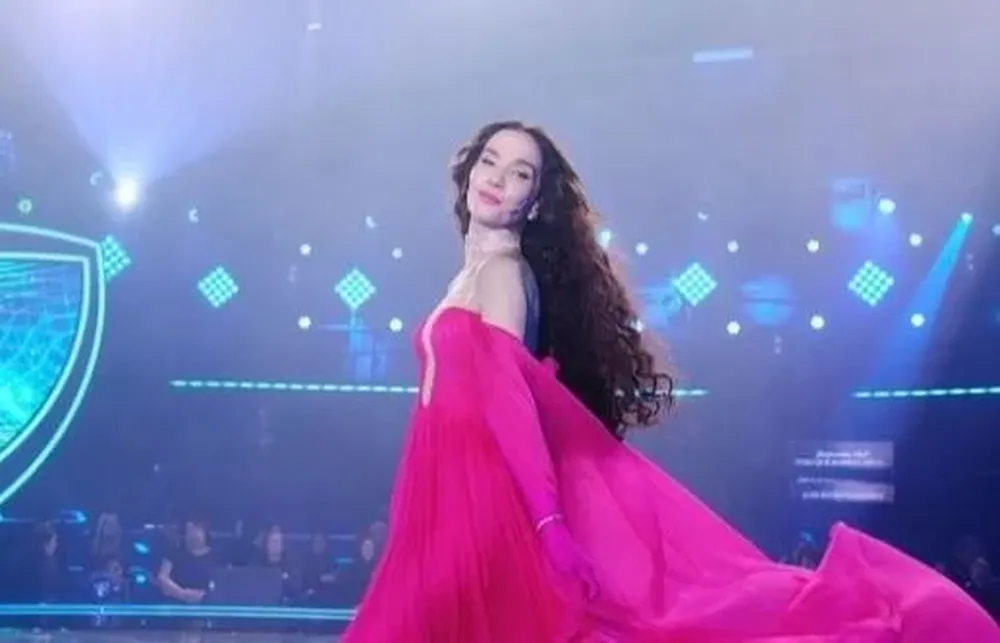 Natalia Oreiro en el debut de La máscara