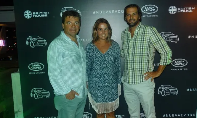 Alejandro Hounie, Agustina Michelis y Nicolás Gibelli